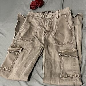 SOLD Brown Bootcut cargo pants